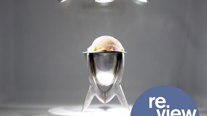 Eleonora Ortolani plastic ice cream with 2023 review overlay