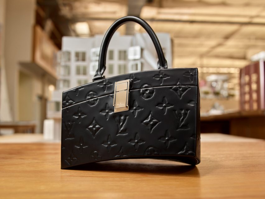 Louis Vuitton handbag collection by Frank Gehry