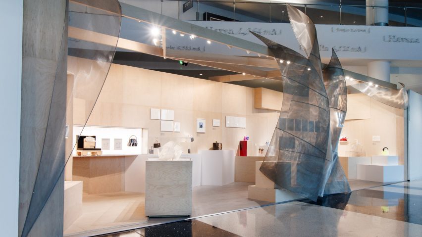 Louis Vuitton handbag collection by Frank Gehry