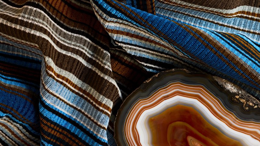 Deep Connections fabric by HBF
