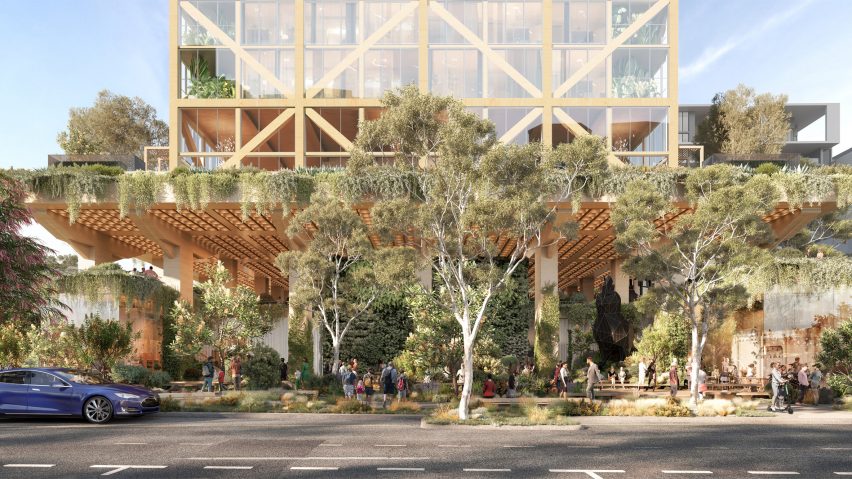 C6 mass timber residential tower in Perth by Fraser & Partners