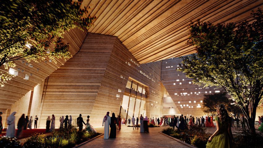 Opera house in Saudi Arabia by Snohetta