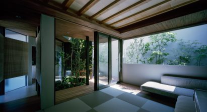 Living space in House in Fujiidera in Japan