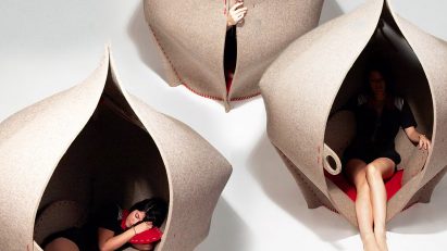 Hush pods designed by Freyja Sewell
