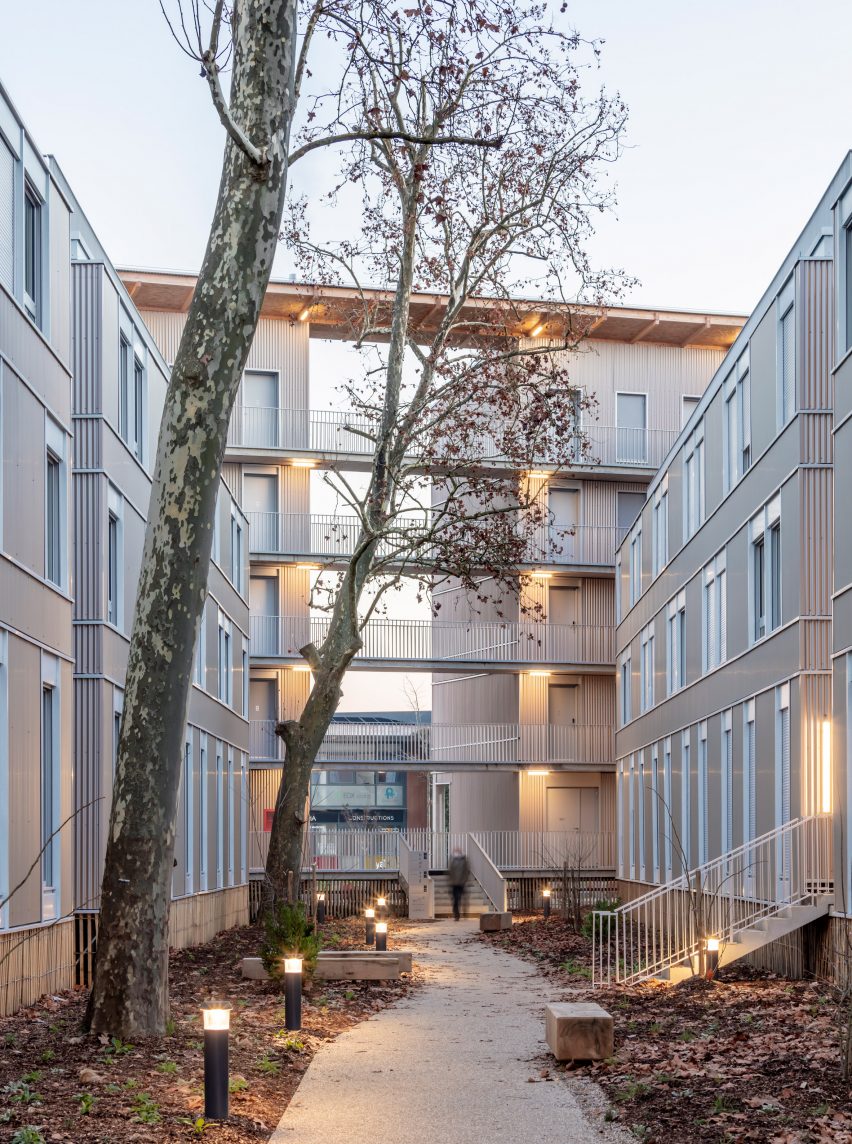 Student accommodation in France designed by Igniacio Prego Architectures
