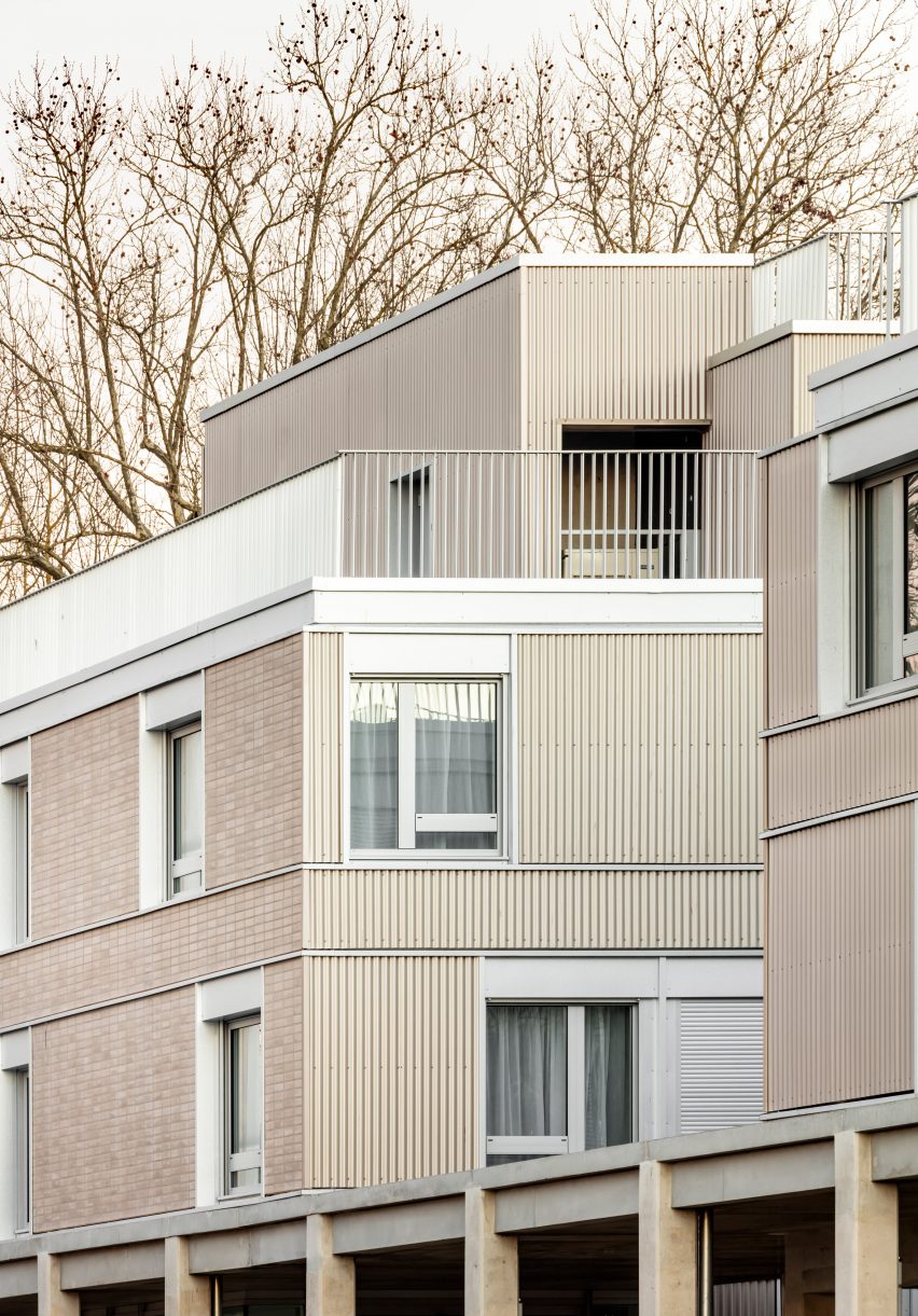 Student accommodation in France designed by Igniacio Prego Architectures