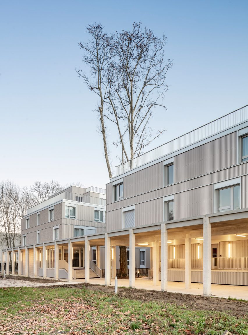 Student accommodation in France designed by Igniacio Prego Architectures