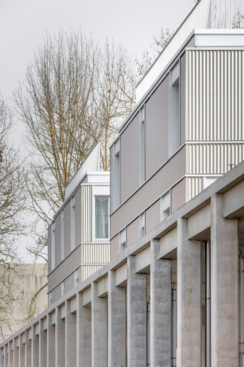 Student accommodation in France designed by Igniacio Prego Architectures