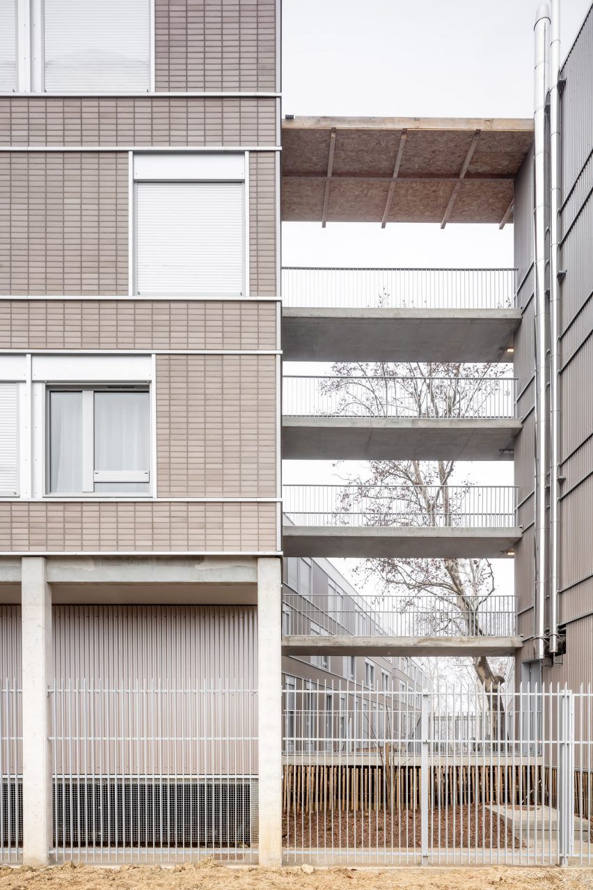 Student accommodation in France designed by Igniacio Prego Architectures