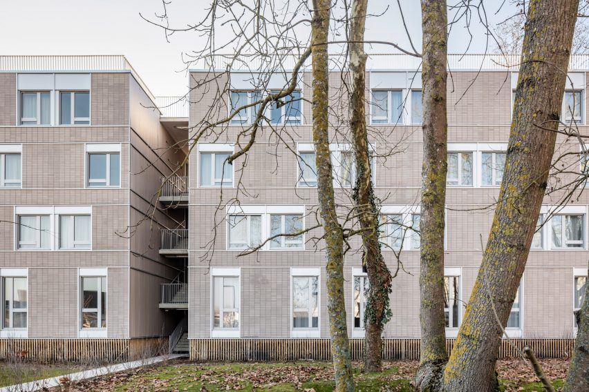 Student accommodation in France designed by Igniacio Prego Architectures