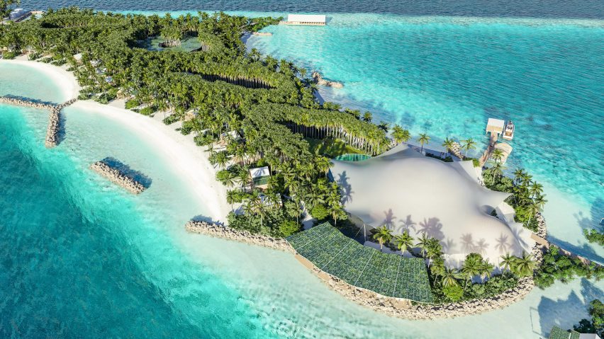 Maldives resort by Shigeru Ban