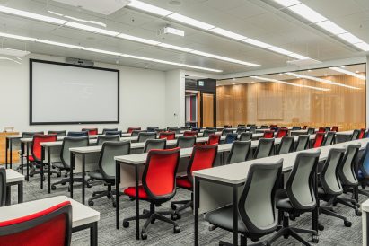 Photo of a classroom at the UOW College Hong Kong campus in Tai Wai