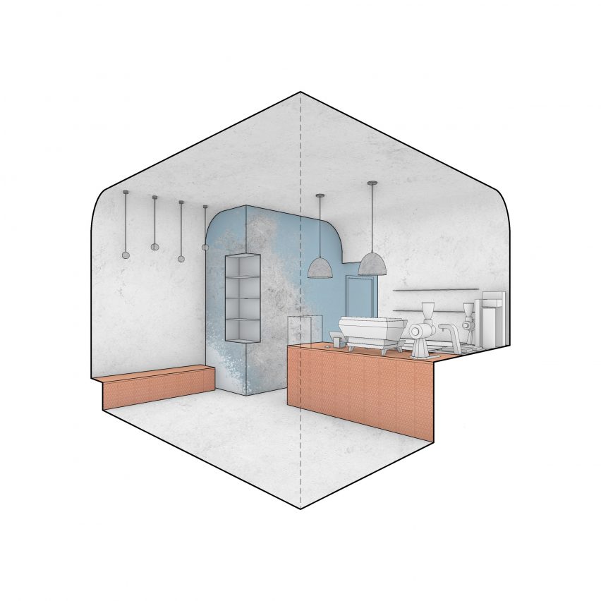 Kuppi cafe by Commoncraft New York City plans