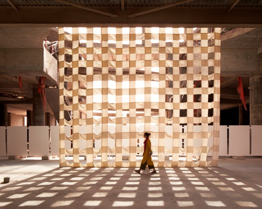 Limbo Accra installation at Sharjah Mall for Sharjah Architecture Triennial.