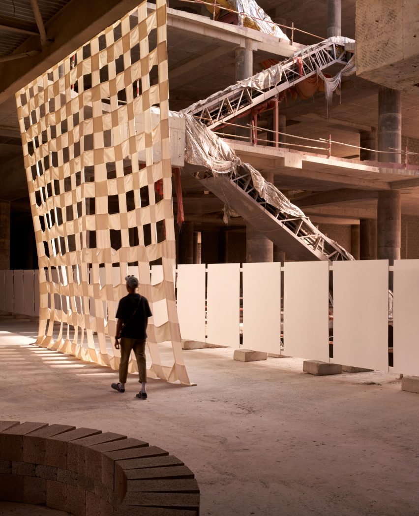 Limbo Accra installation at Sharjah Mall for Sharjah Architecture Triennial.
