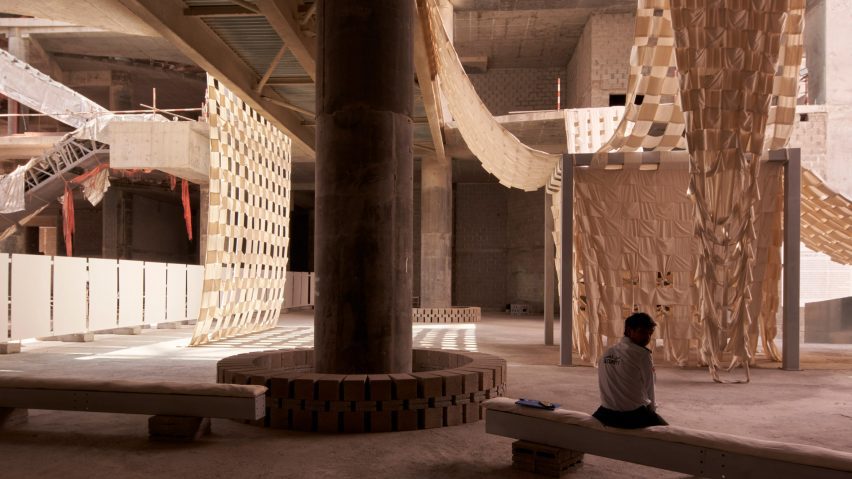Limbo Accra installation at Sharjah Mall for Sharjah Architecture Triennial.
