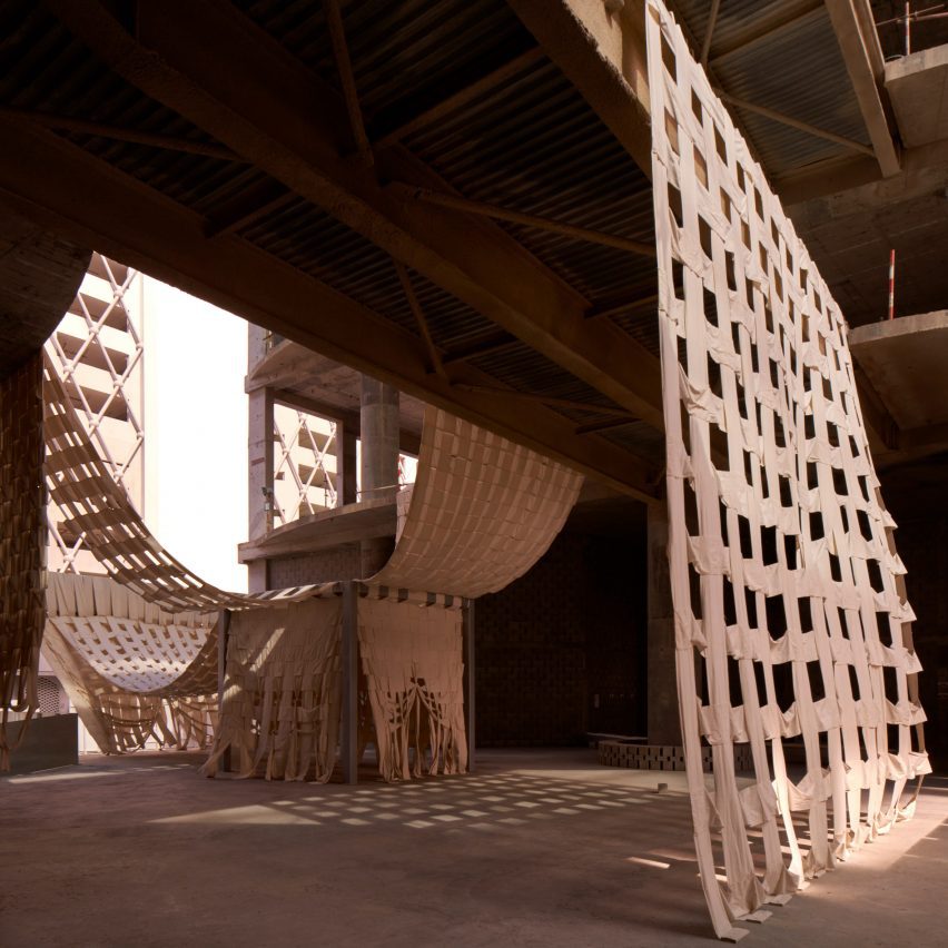 Limbo Accra installation at Sharjah Mall for Sharjah Architecture Triennial.