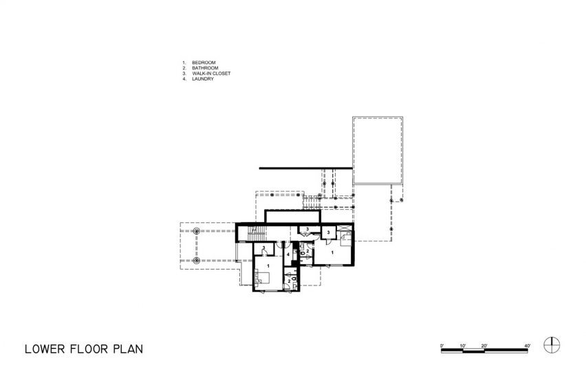 Lower floor plan