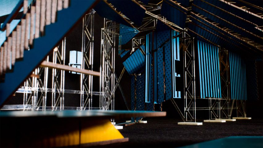 picture of an architecture model by a student at Oxford Brookes University