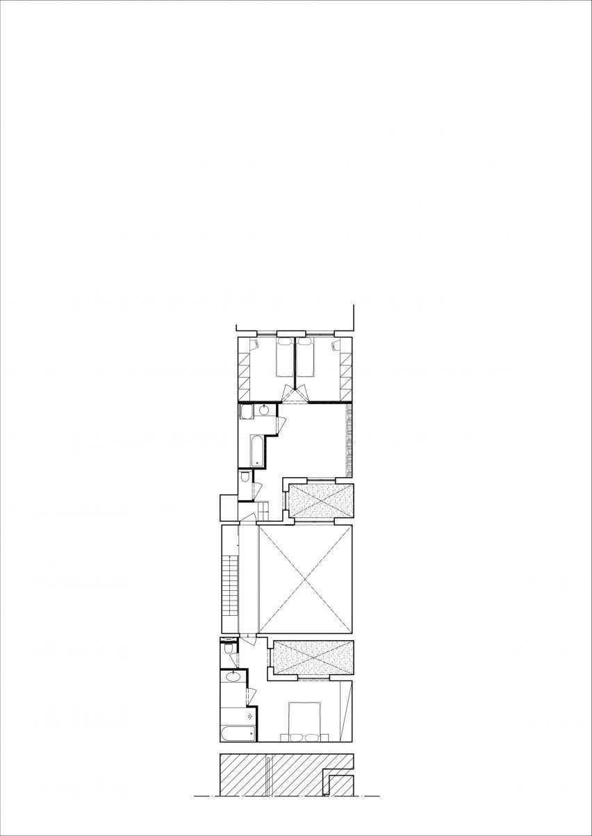 Level one plan of Dailly by Mamout in Belgium
