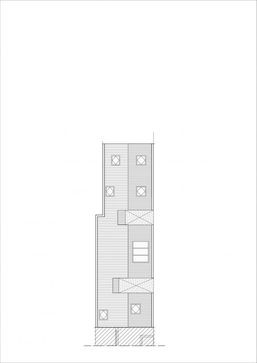 Roof plan of Dailly by Mamout in Belgium