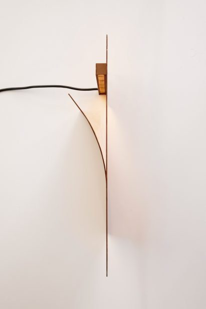 OBJ-03 is made from a sheet of oxidised steel