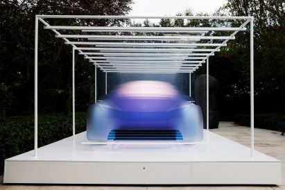 Purple Lexus car installation