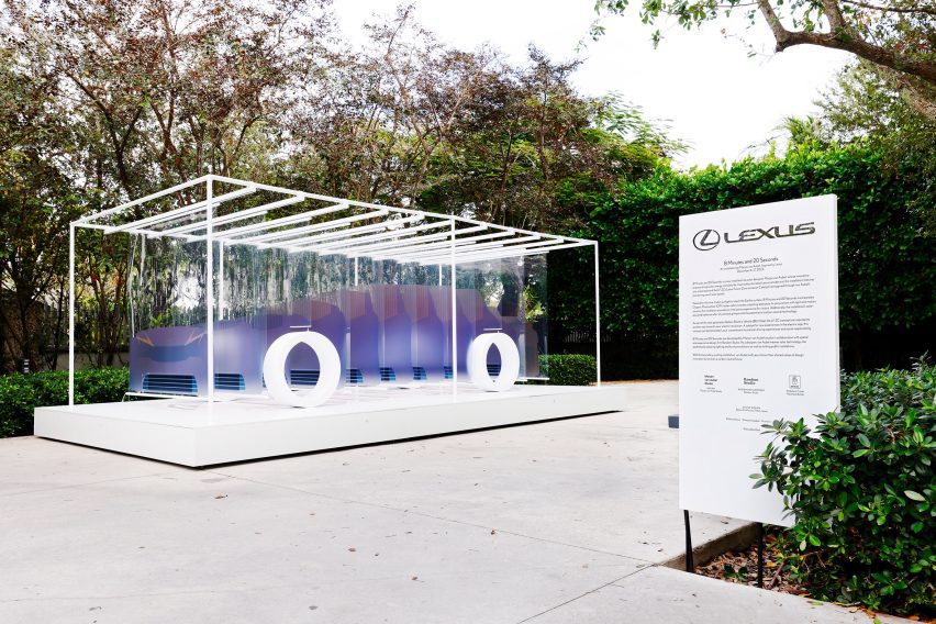 A Lexus installation by Marjan Van Aubel