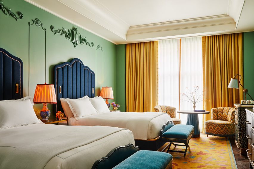 Rich colours evoke the gilded age
