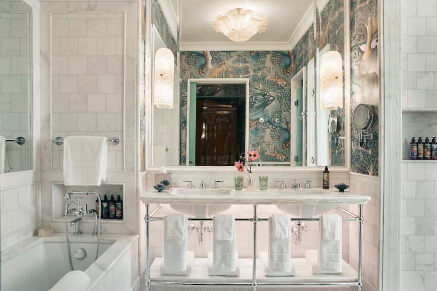 Marble bathroom