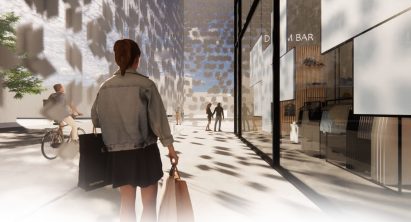 Render of a commercial space