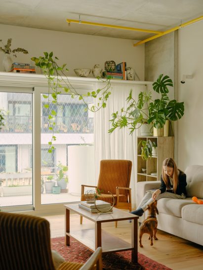 Apartment interior of ParkLife apartment block in Melbourne by Austin Maynard Architects
