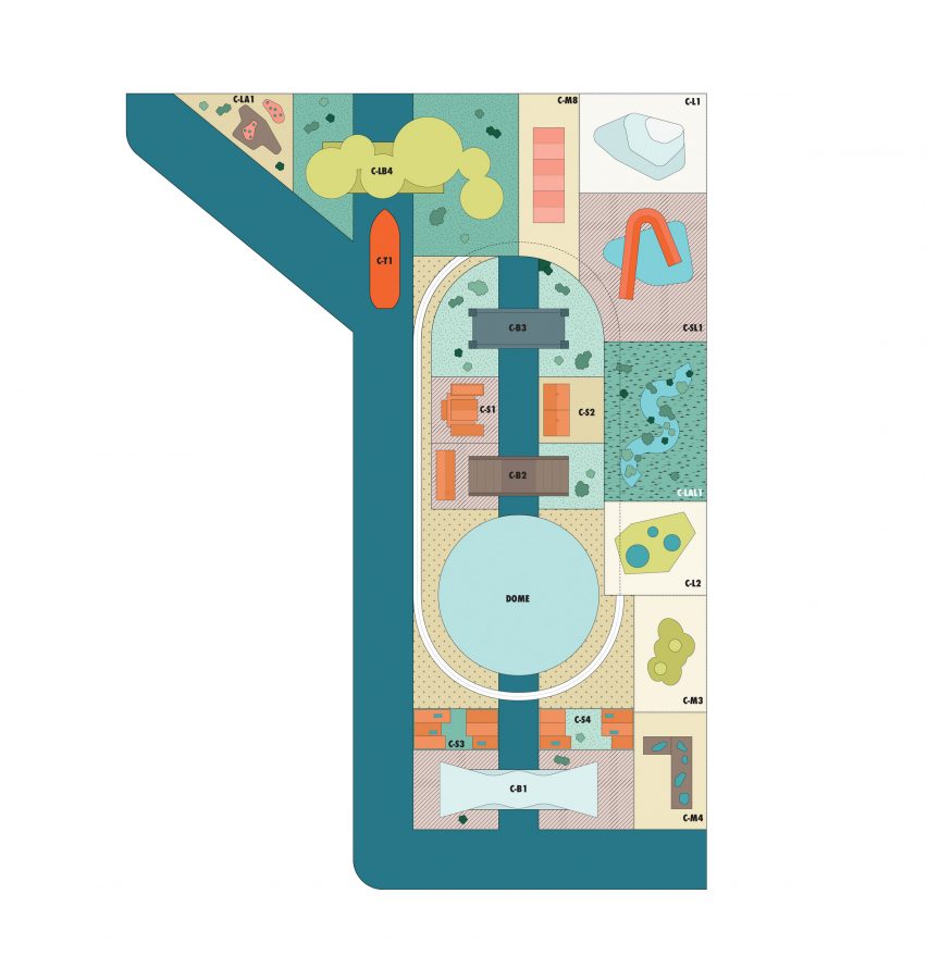 masterplan of gingerbread city