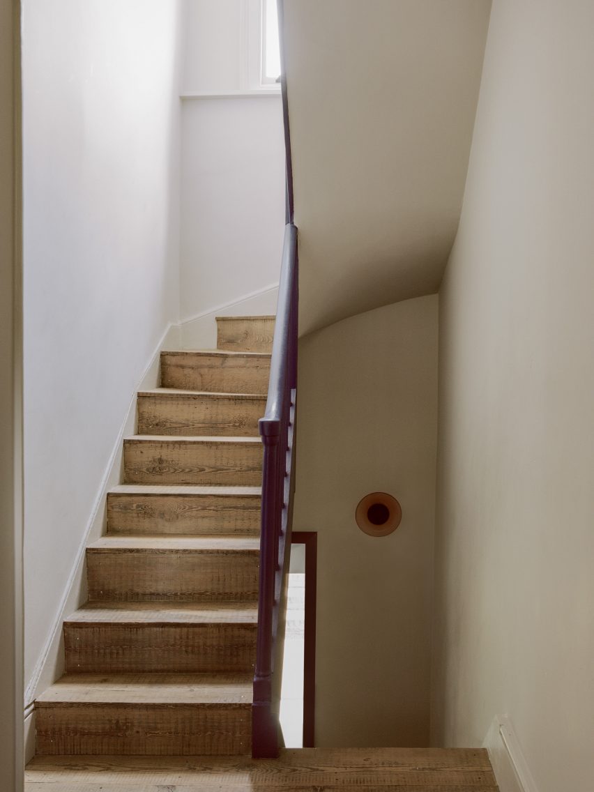 Staircase in a London home renovation