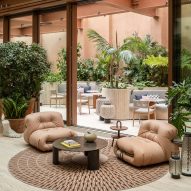 Interior of Six Senses Rome hotel