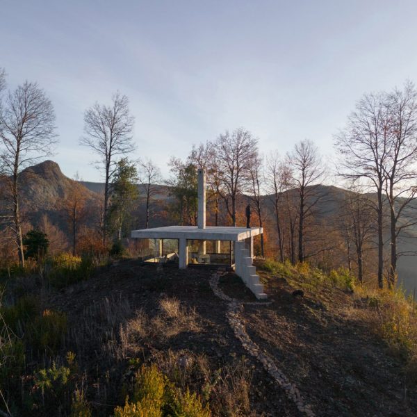 Pezo von Ellrichshausen creates lookout tower and sunken shelter in Chile