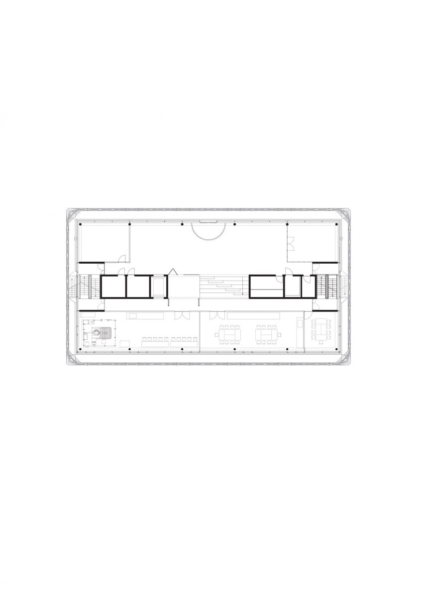 Plan 0.5 of Texoversum by Allmannwappner and Menges Scheffler Architeckten