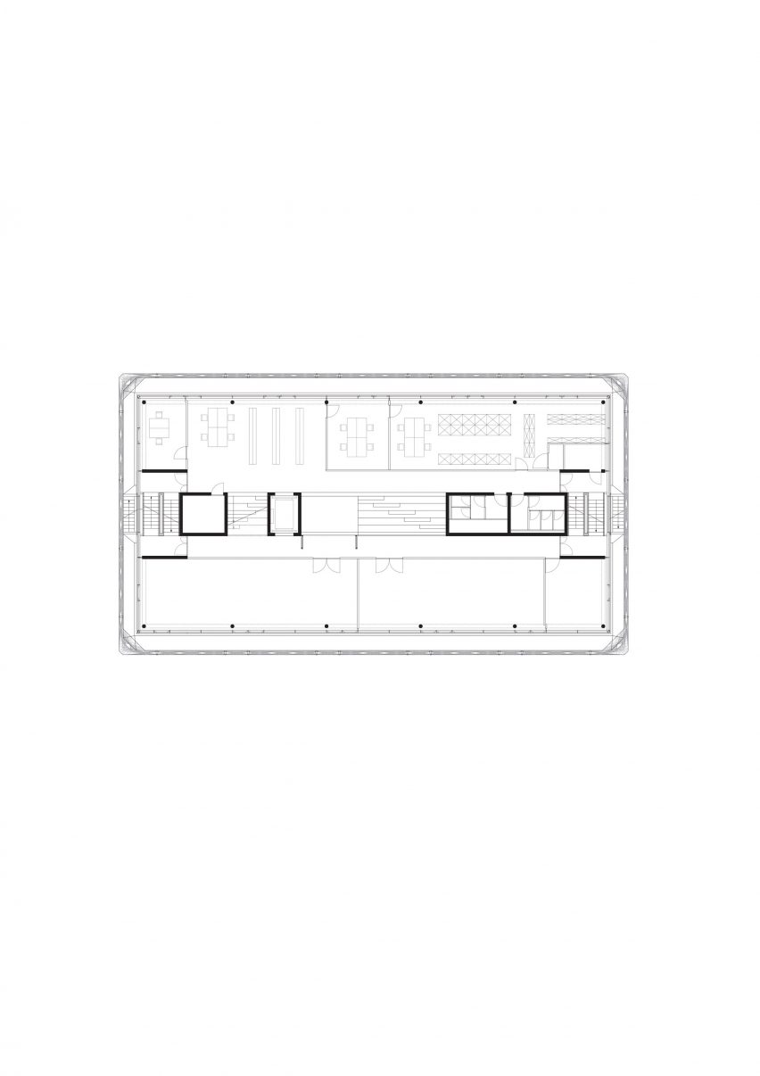 Plan 1 of Texoversum by Allmannwappner and Menges Scheffler Architeckten