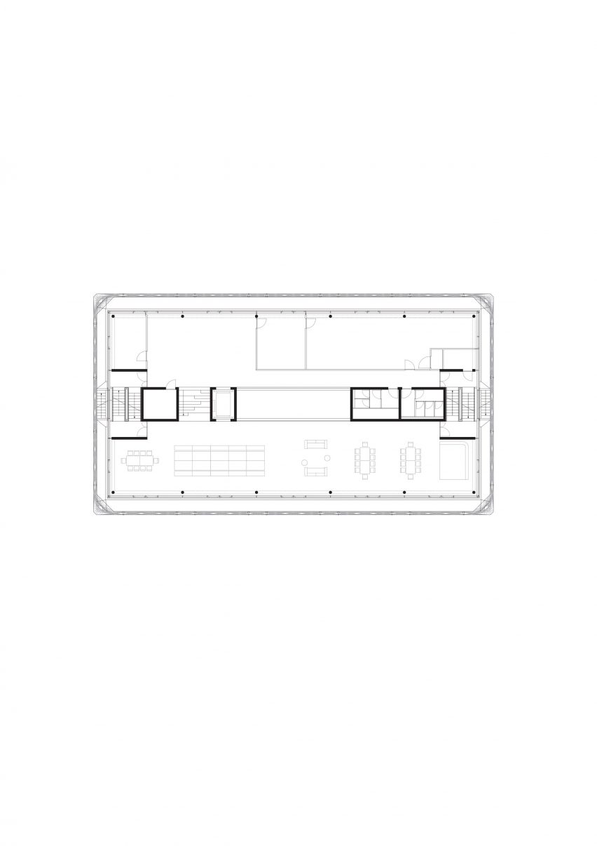 Plan 1.5 of Texoversum by Allmannwappner and Menges Scheffler Architeckten