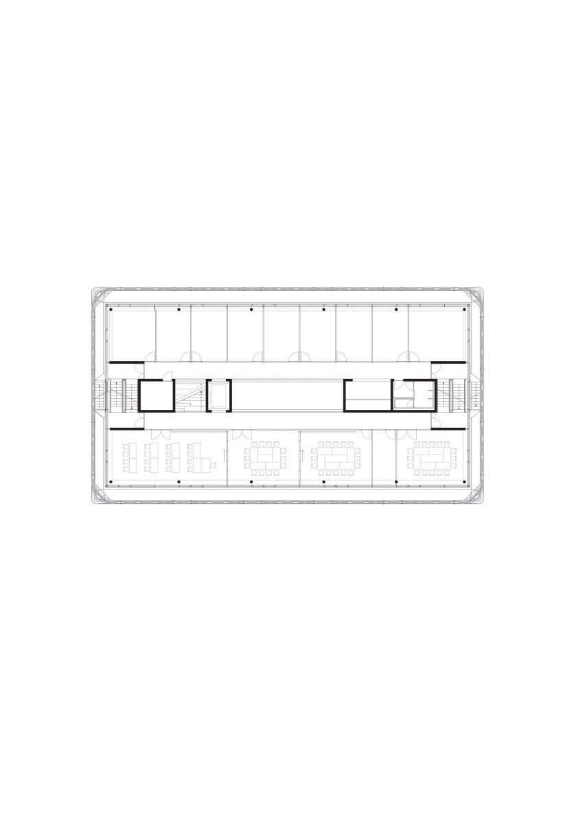 Plan 2.5 of Texoversum by Allmannwappner and Menges Scheffler Architeckten