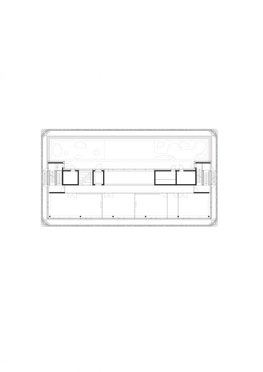 Plan 3 of Texoversum by Allmannwappner and Menges Scheffler Architeckten