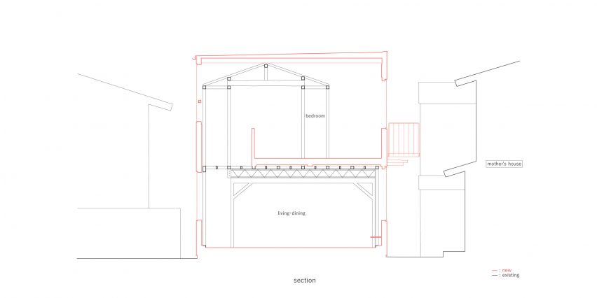 Plans for Father & Son House by Unemori Architects