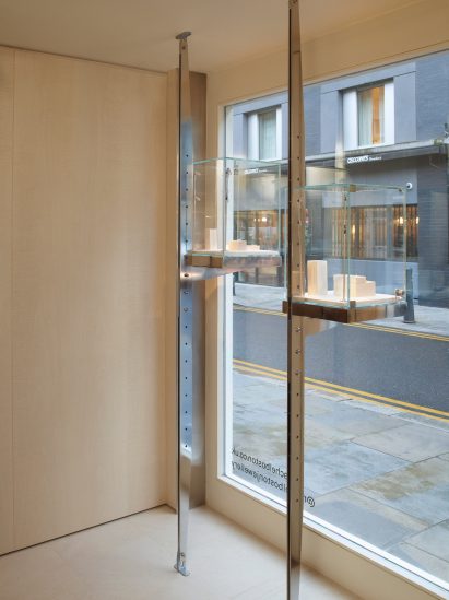 Steel window display