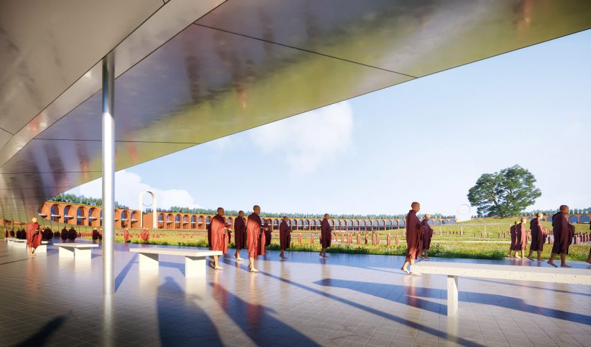 Ramagrama stupa masterplan by Stefano Boeri Architetti