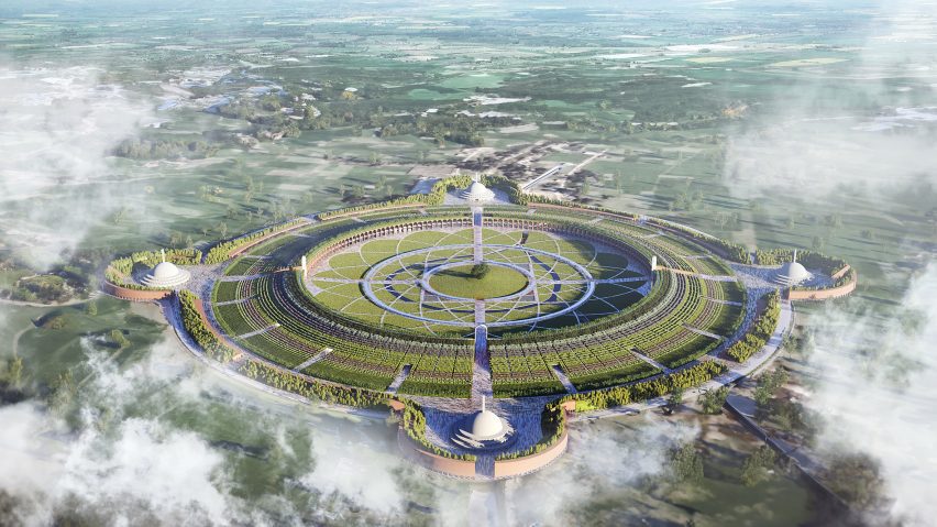 Ramagrama stupa masterplan by Stefano Boeri Architetti