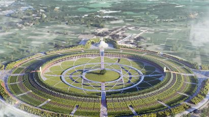 Ramagrama stupa masterplan by Stefano Boeri Architetti