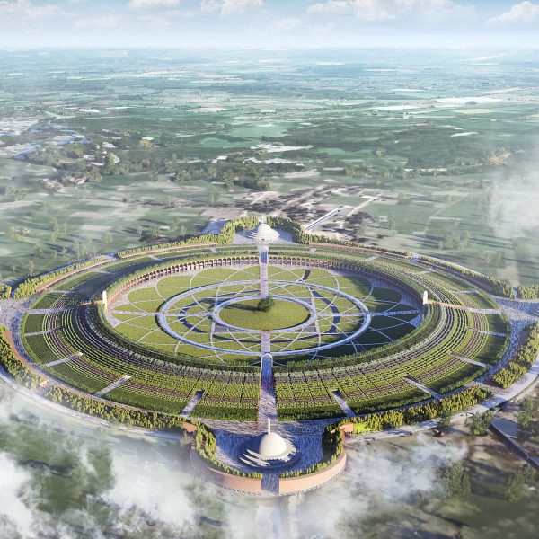 Ramagrama stupa masterplan by Stefano Boeri Architetti