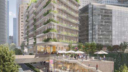 Mixed use development in Paris business district by RSHP