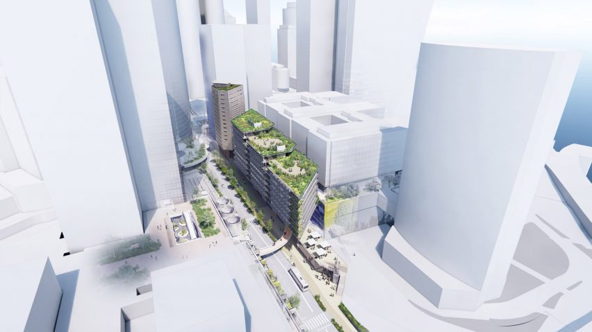 Mixed use development in Paris business district by RSHP