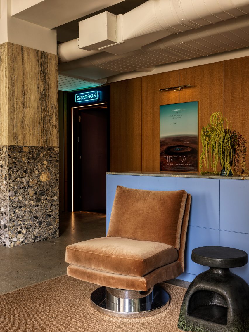 Civilian draws on "grandeur" of early cinemas for Sandbox Films offices